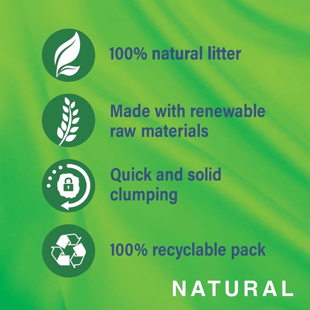 Catsan Natural Clumping Cat Litter 20 Litre Bag, 100 Percent biodegradable, extra absorbent