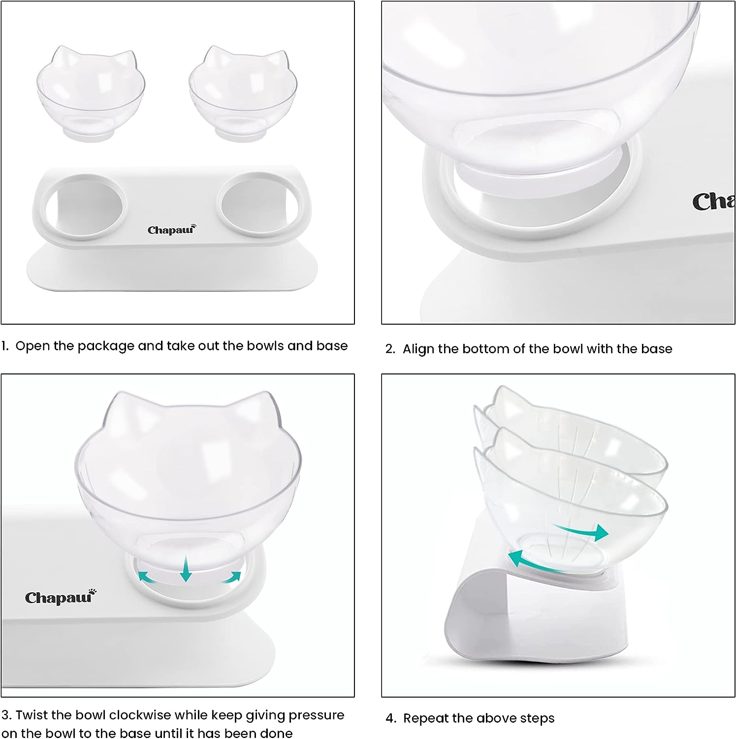 Comparing 5 products: Raised Cat Bowl vs Tilted Cat Bowl vs…