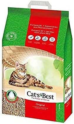 Oko Cats Best Wood Litter Original Clumping Plus Cat Litter, 30 Liter