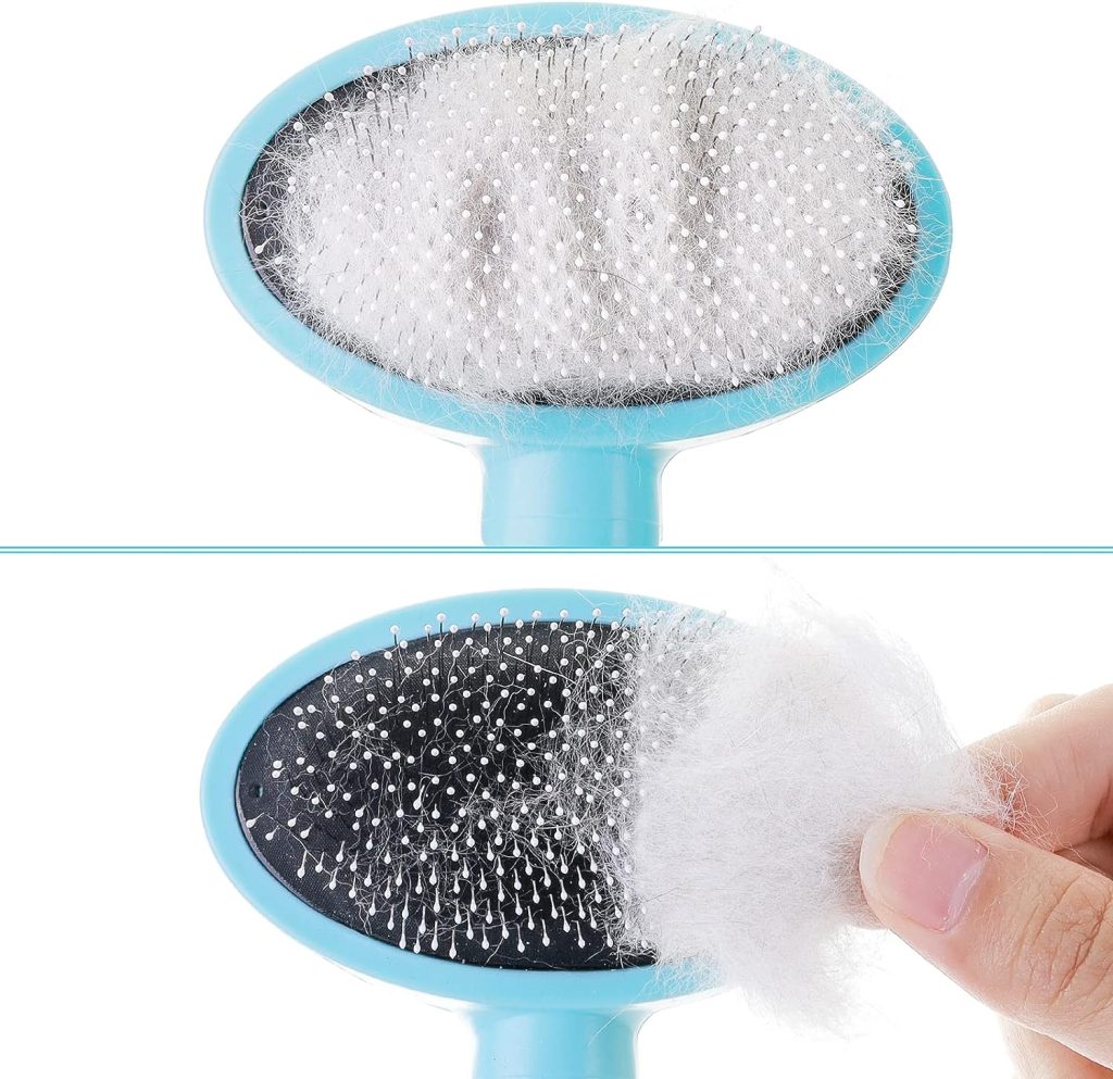 Sirecal Dog Brush Hair Cat Grooming: Slicker Brushes for Dogs Cats Pet Long  Short Haired Dog Brush Blue