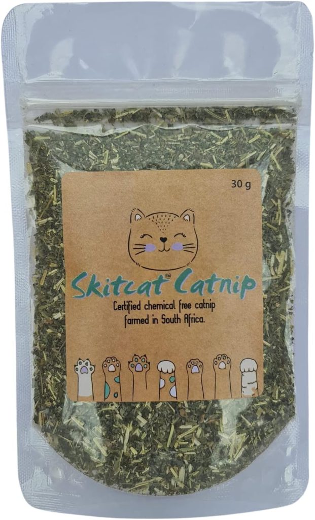 Skitcat Catnip 30g - Extra Strong, Sustainably Farmed, Chemical and Pesticide Free |Cat nip | Cat Treats | Catnip for Cats