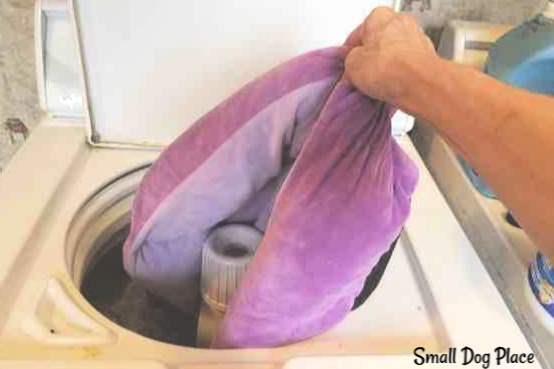 Can I wash a dog bed in the washing machine?