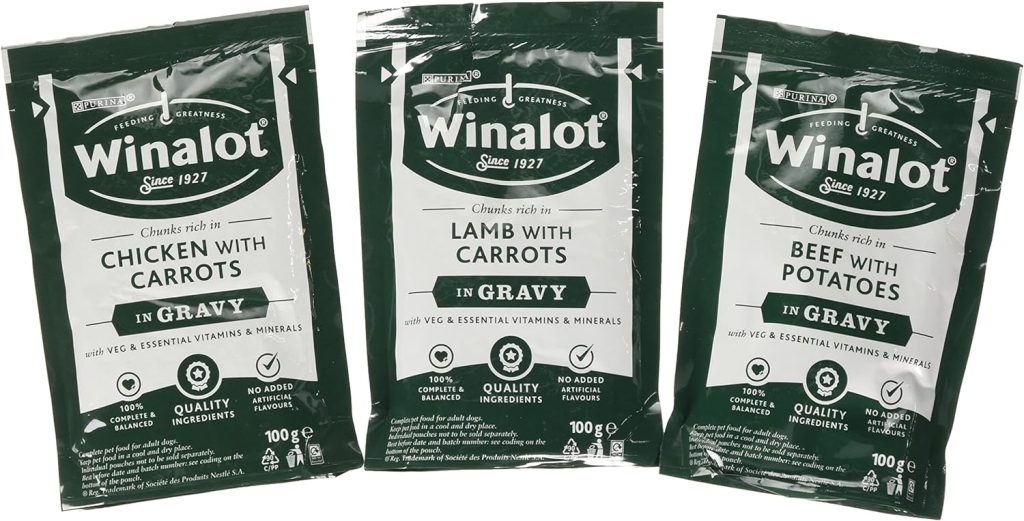 Winalot Dog Food Mixed in Gravy, 40 x 100g