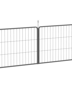 2 Piece Dog Pen Expansion Pack for 60cm High Pet Playpen with 3 Stakes, for Small Dogs
