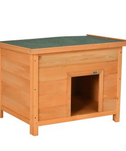 Wooden Dog Kennel Elevated Dog Pet House w/ Open Top 82W x 58D x 58H cm