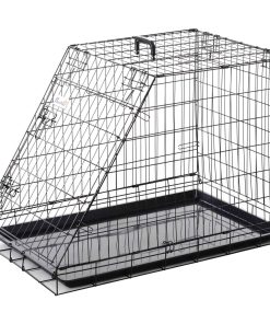 Trapeze Collapsible Dog Pet Travel Box Cage Removable Tray 93 x 58 x 65cm