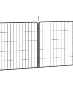 2 Piece Dog Pen Expansion Pack for 80cm High Pet Playpen with 3 Stakes, for Small and Medium Dogs