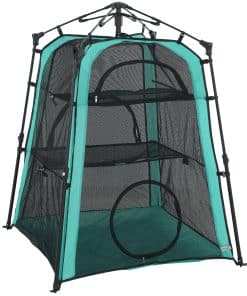 Cat Tent, 3-Tier Portable Pet Tent for Indoor Outdoor, Cat House with Multi-Door, Carry Bag, Breathable Mesh