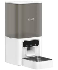 Automatic Cat Feeder, 4.5L WiFi Cat Food Dispenser with Timer, Programmable 1-10 Meals, Auto Pet Feeder