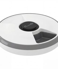 Automatic Cat Feeder Programmable Timer for Dry Wet Food Cat Food Dispenser with Ice Pack for 6 Meals