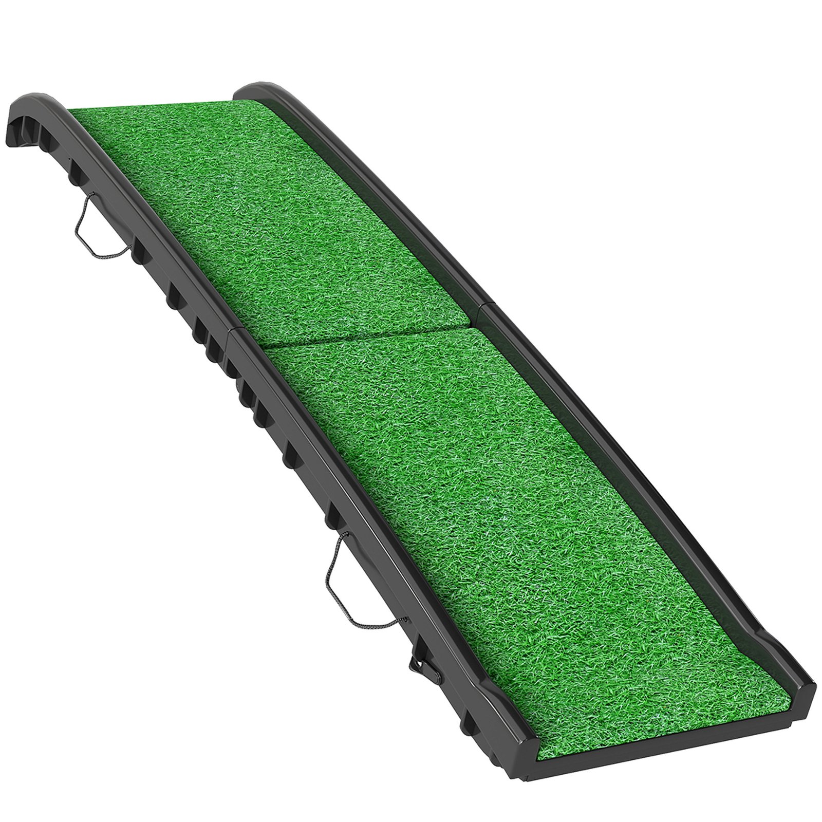 Foldable Dog Ramp with Artificial Anti-slip Surface, Portable & Lightweight, for Cars, Home, 155 x 38.5 x 15.5 cm