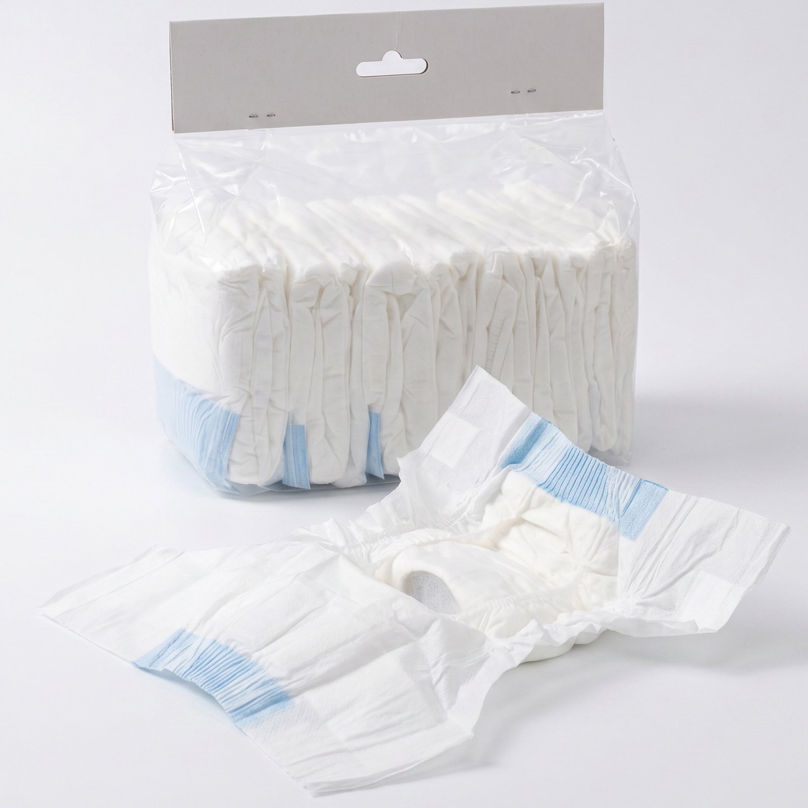Disposable Dog Diapers Female for L Dogs Incontinence or Excitable Urination and Training 48 Count