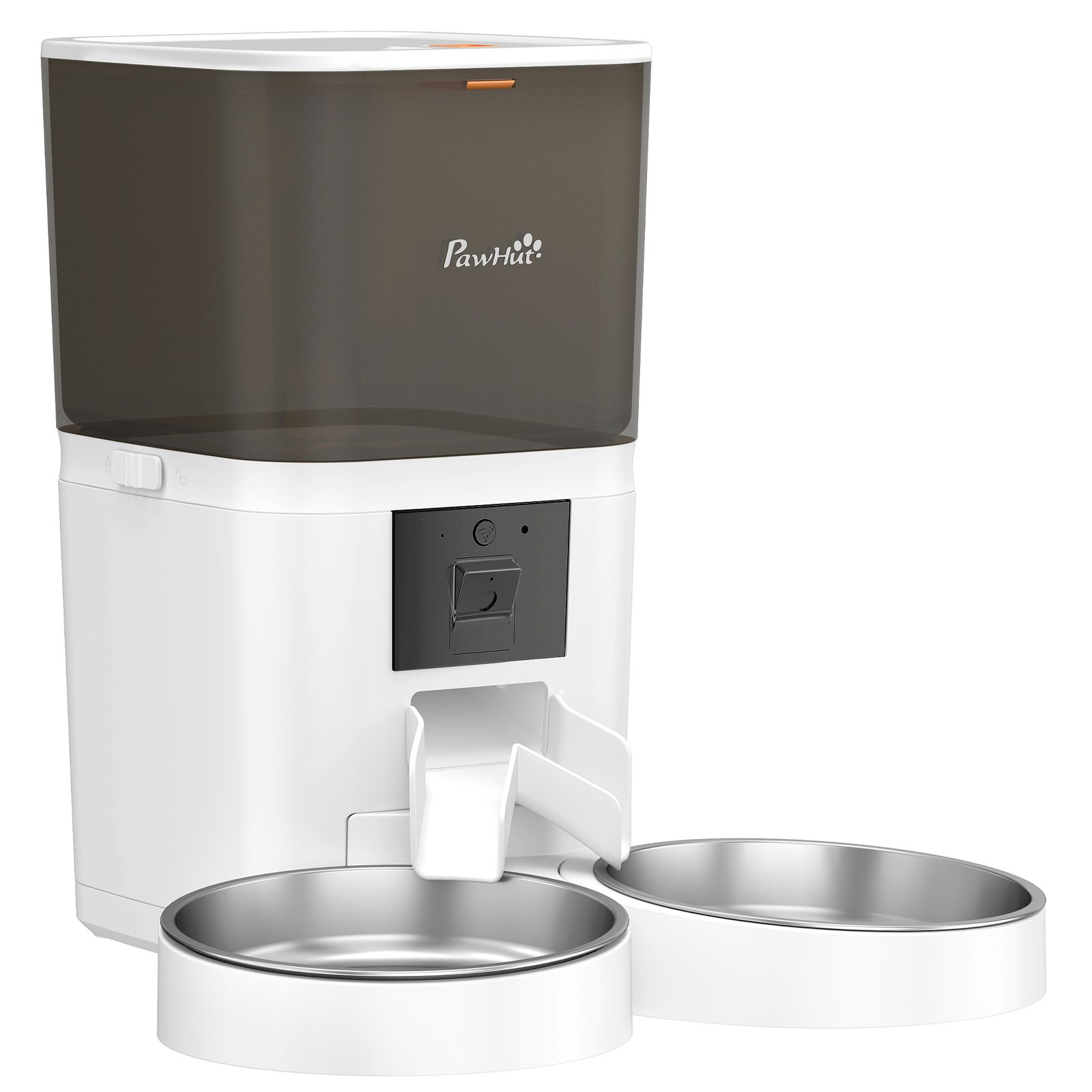 Automatic Cat Feeder for 2 Cats with HD Camera，2.4G & 5G WiFi Pet Food Dispenser 6L APP Control