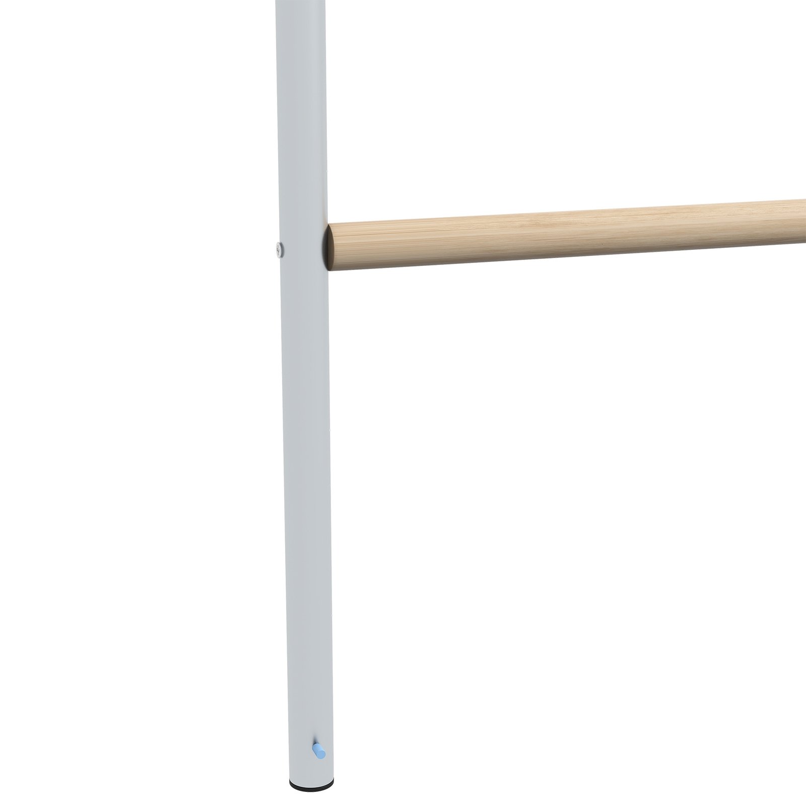 Chicken Perch for Coop, Wooden and Galvanised Steel Roosting Bar Jungle Gym, Chicken Roosting Ladder for Backyard Farm