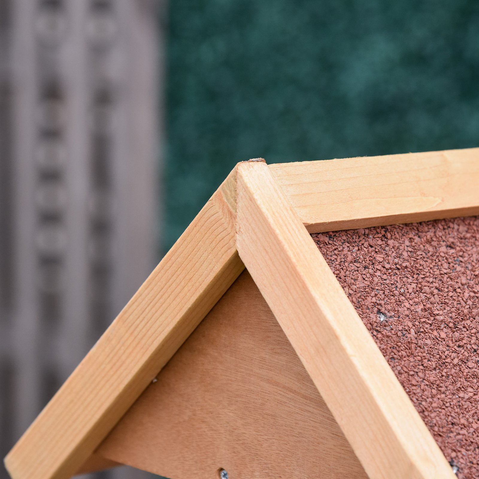 Wooden Bird Table Wild Bird Feeding Station Freestanding Feeder for Garden Outdoor 55 x 55 x 144cm - Image 7
