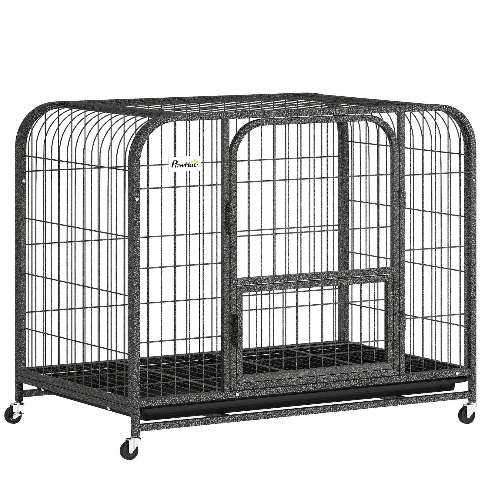 Heavy Duty Dog Crate,93 x 58 x 76 cm, Large Dog Cage for Small to Medium Breeds
