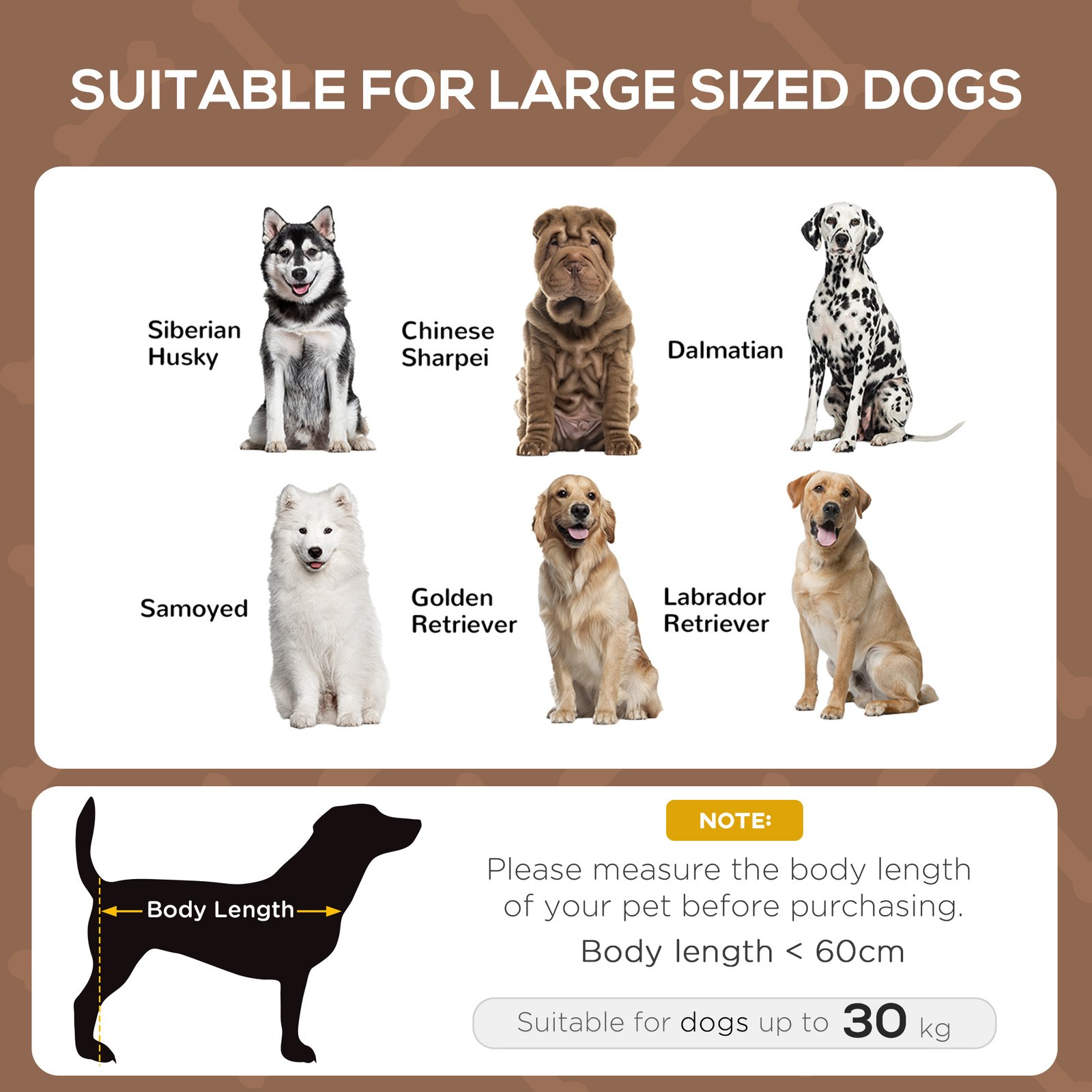 Outdoor Dog Bed with Removable Canopy, Portable Raised Dog Bed for Camping, Garden & Beach, Water-Resistant UV-Protection Mesh Pet Cot Sun Lounger, for Large Pets, 92 x 76 x 90 cm, Brown