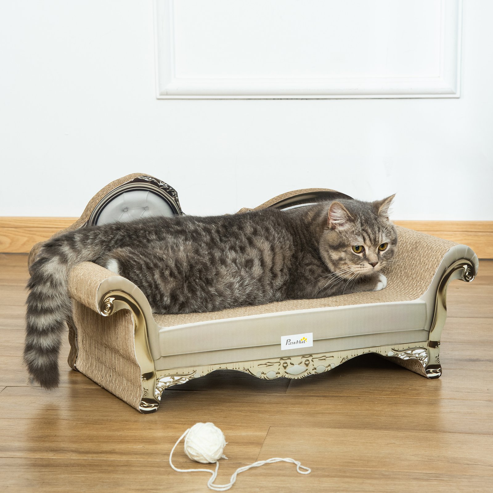Cat Furniture, with Scratching Pad & Catnip - Brown - Image 9