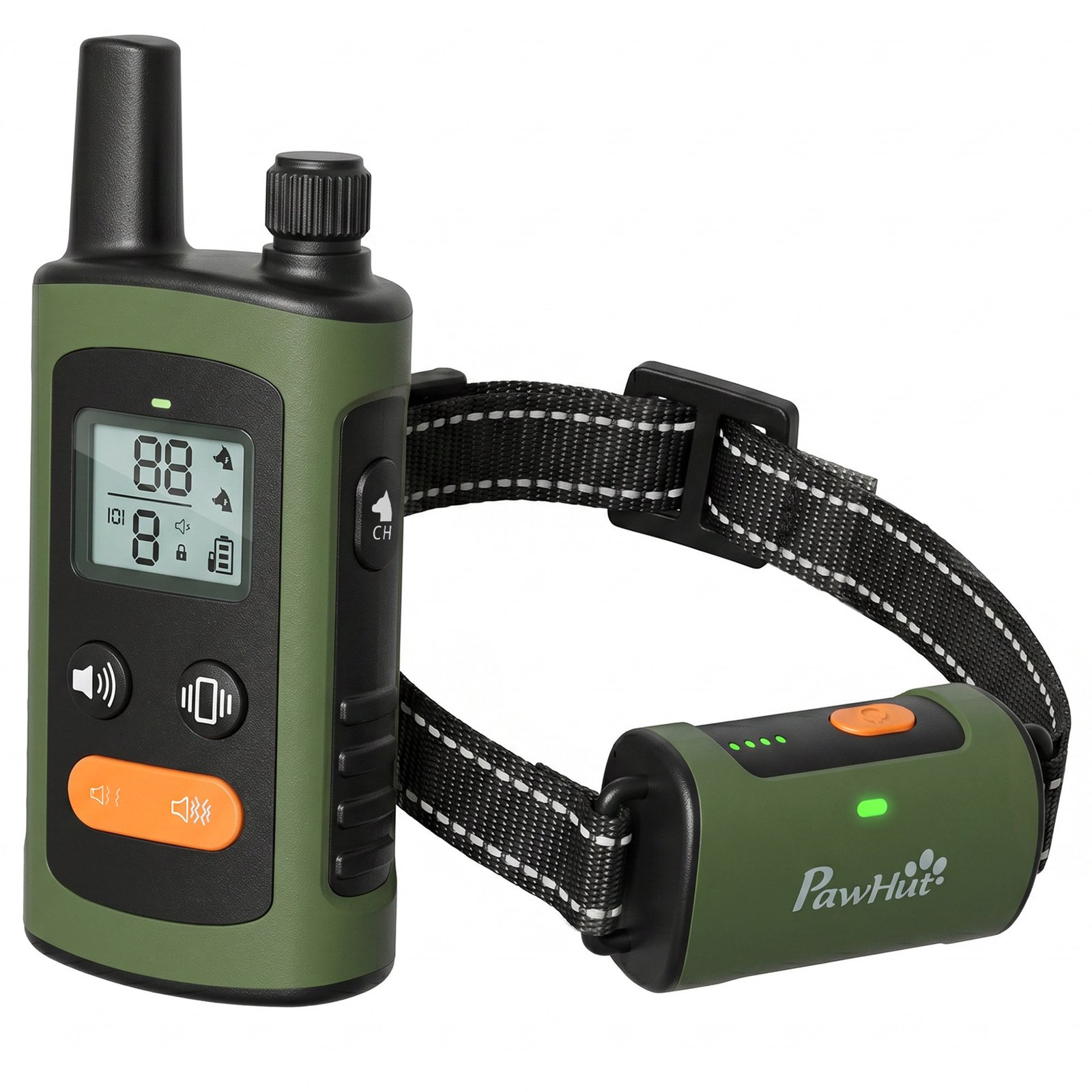 Dog Training Collar with 3200Ft Remote Range, Anti Barking Device with 3 Modes, IPX7 Waterproof, Rechargeable
