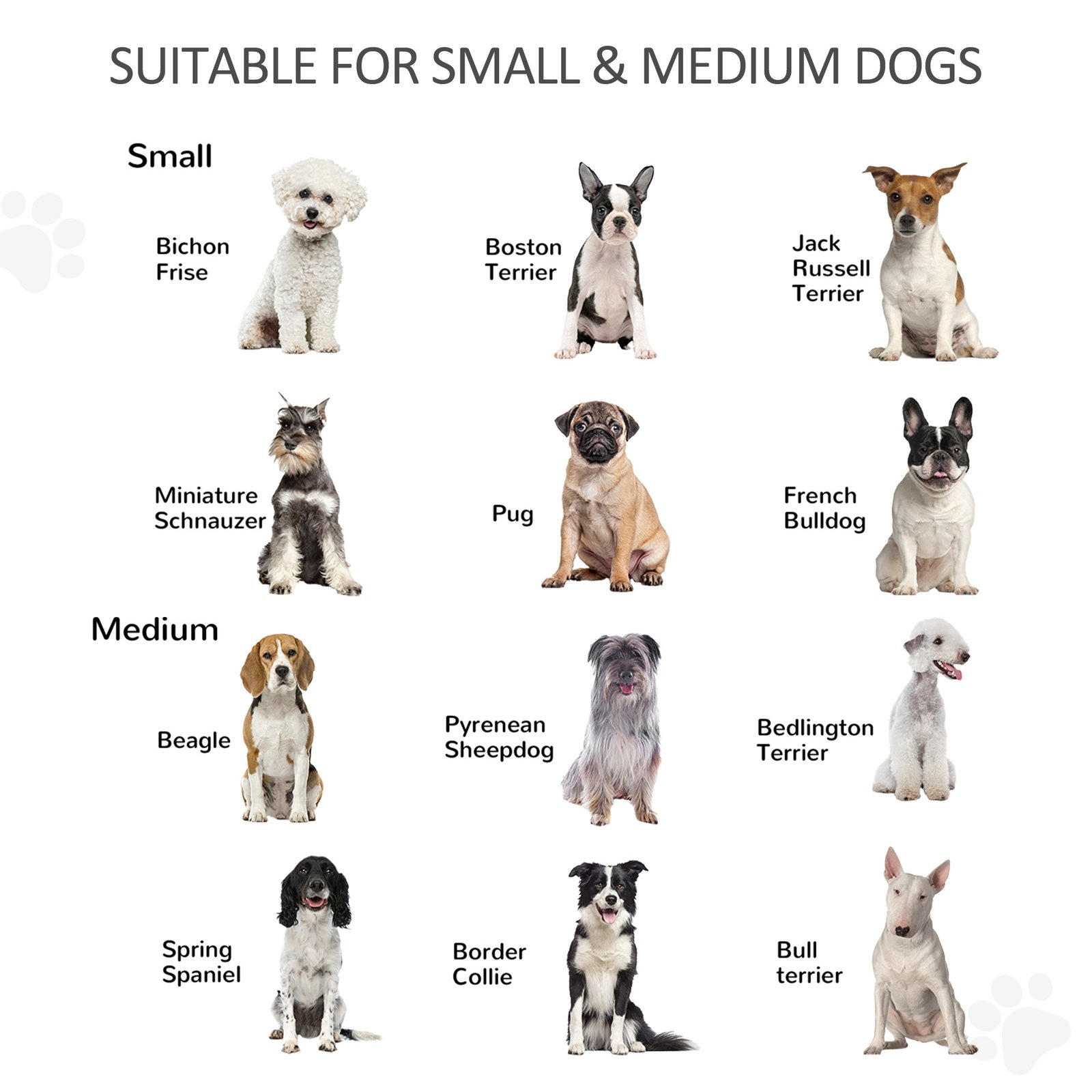 Wooden Pet Gate, Freestanding Dog Security Barrier with Two Support Feet - Natural Tone