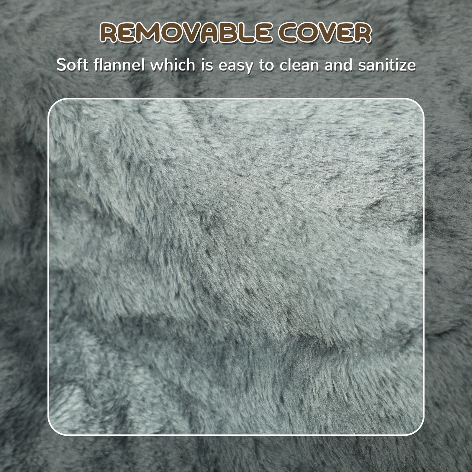 Three-Step Dog Stairs, with Washable Plush Cover, for High Bed Sofa, Dog Stairs for Small Dog and Cat - Light Grey - Image 5