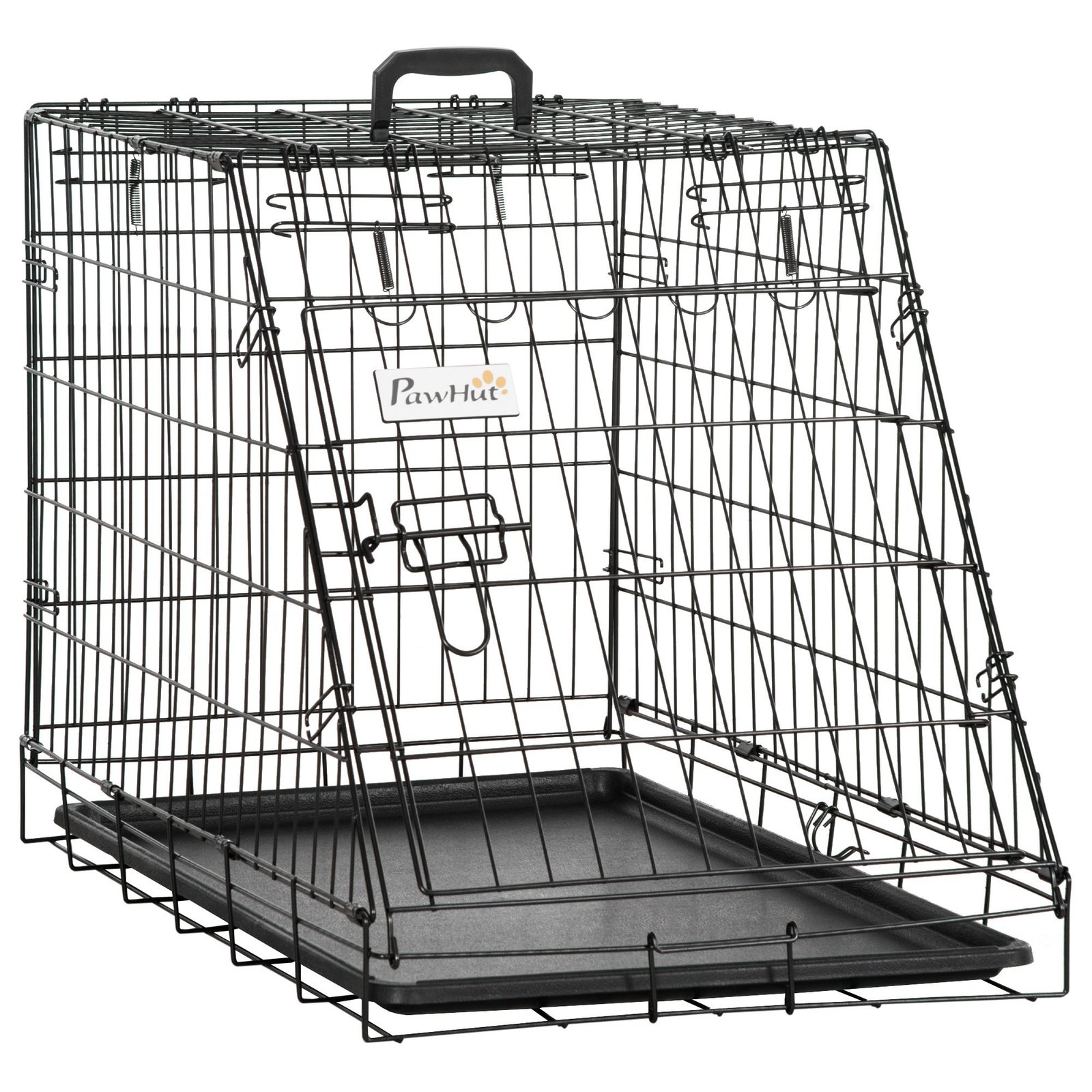 Trapeze Collapsible Dog Pet Travel Box Cage Removable Tray 78 x 47 x 55cm