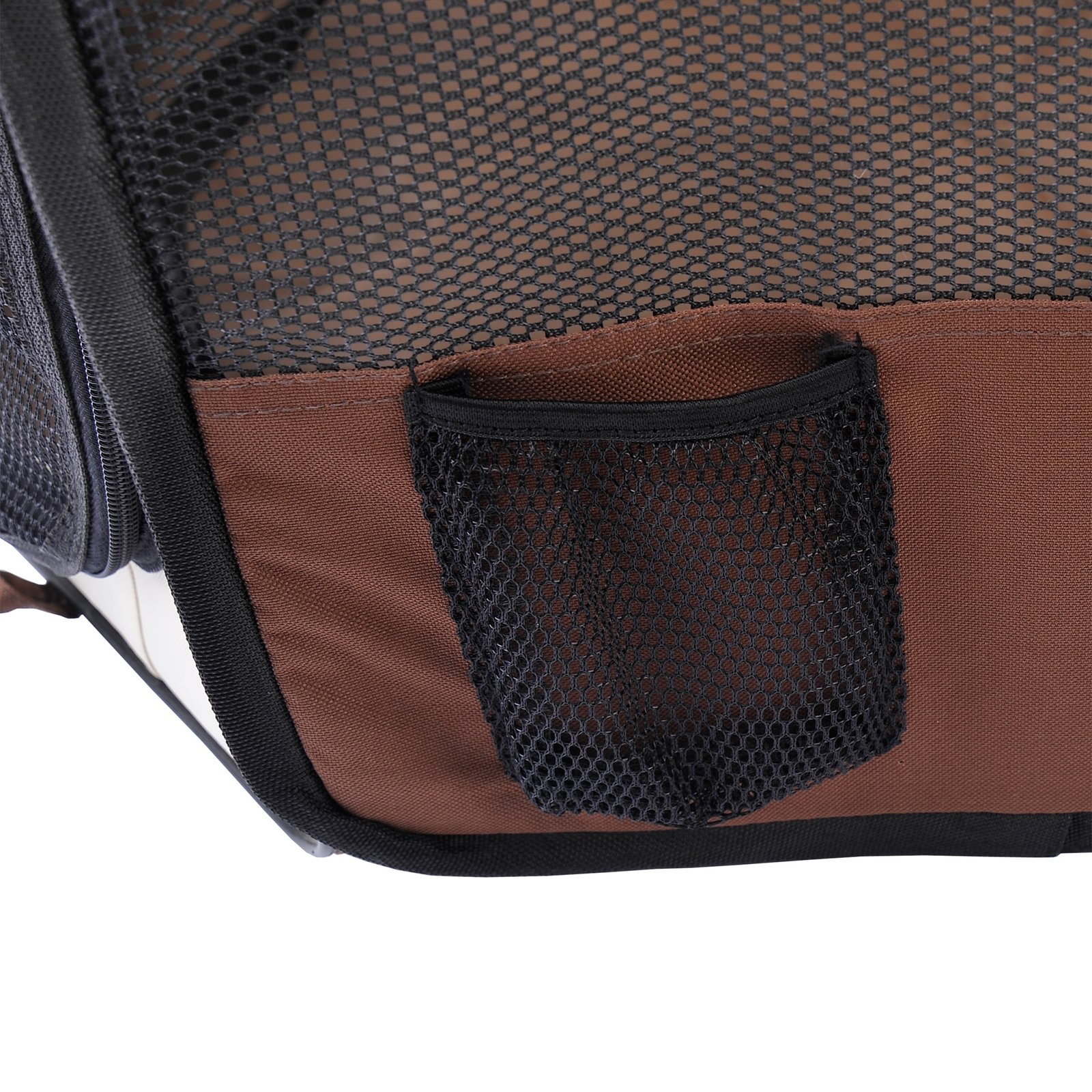 600D Oxford Soft Fabric Kennel, Portable Lightweight Cat Dog Playpen, Foldable Pet Puppy Rabbit Guinea Pig Pen Run Dia 90 x 41H cm Indoor & Outdoor Brown