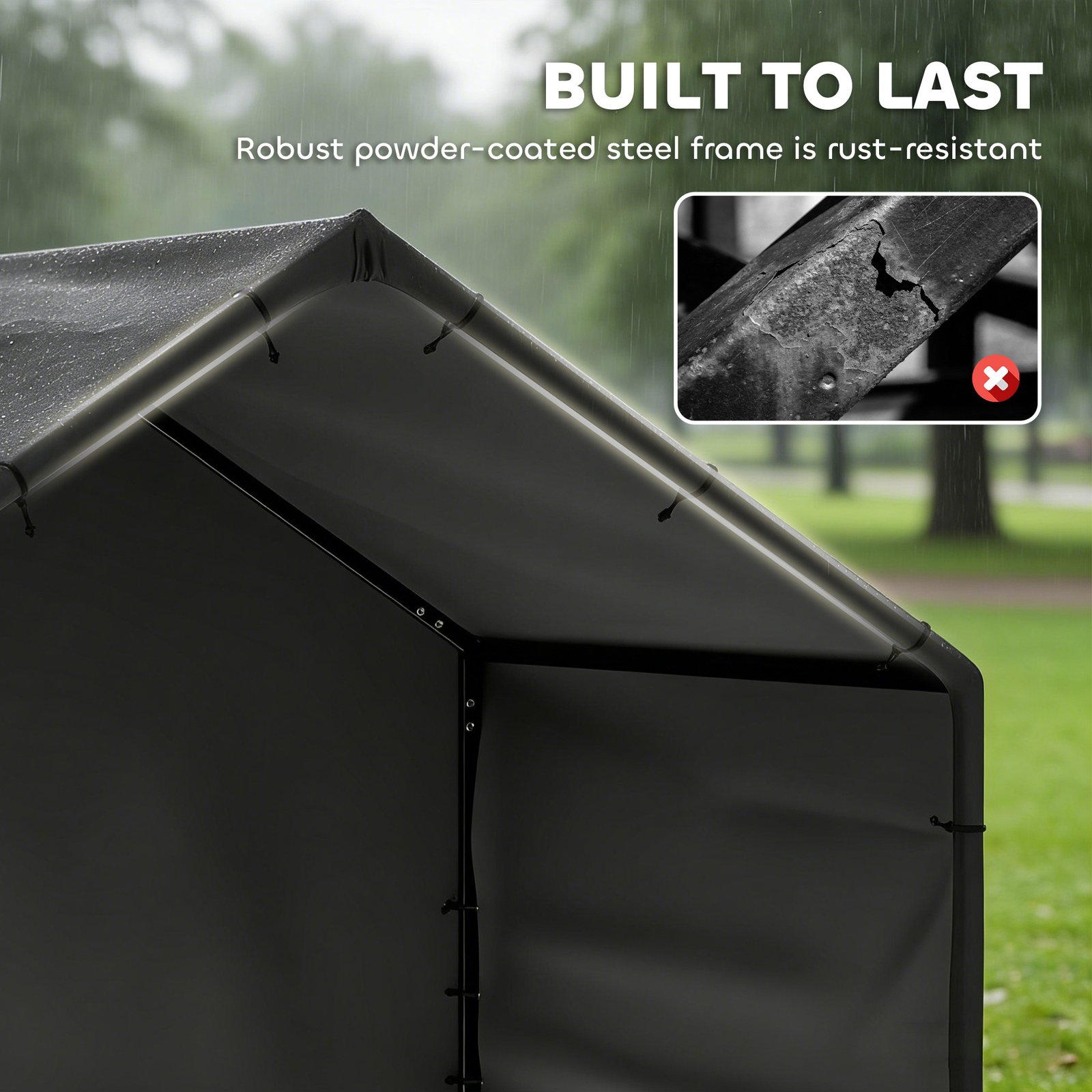 Dog Shade Shelter Outdoor, Dog House Outside with Canopy, Pet Tent for Small Medium Large Breeds