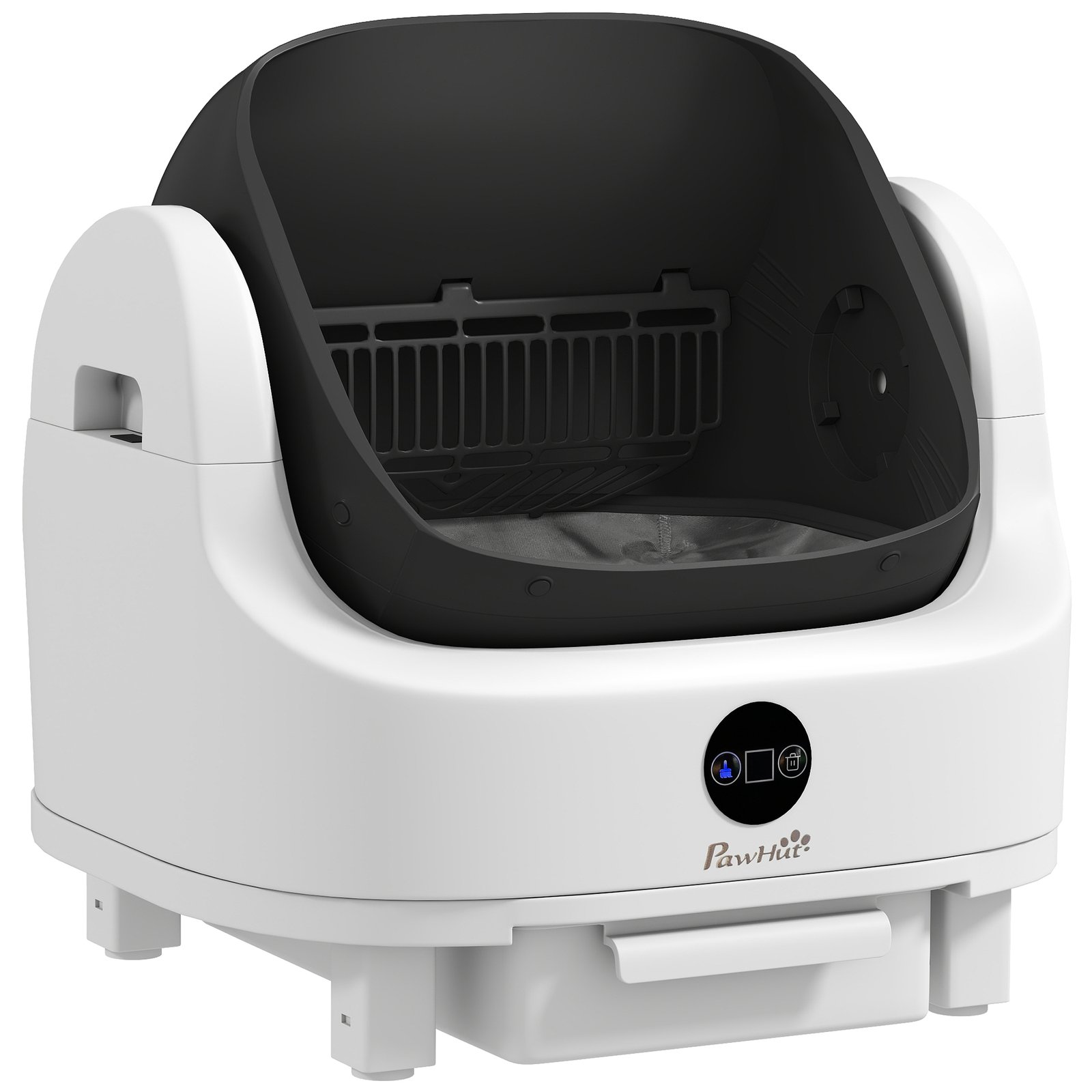 Self Cleaning Cat Litter Tray Top Opening Design, Automatic Litter Box More Space with Integrated Security Protection