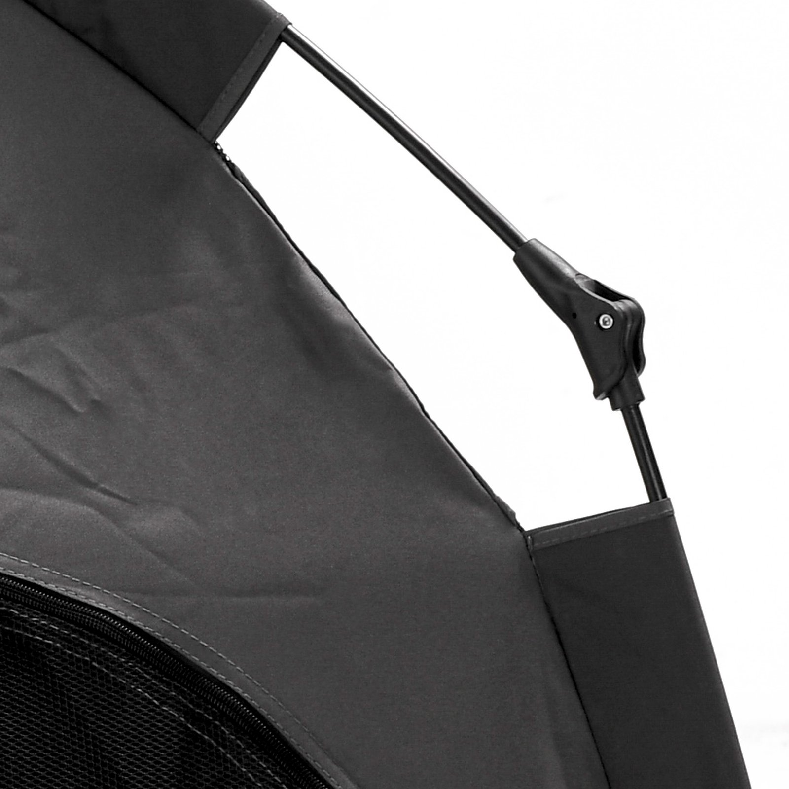 Foldable Dog Cat Tent with Water-Resistant Oxford, Carry Bag for Extra Large Dog, Charcoal Grey