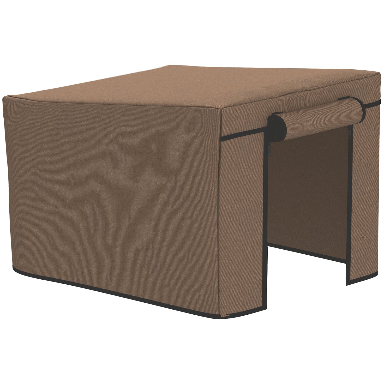Water-Resistant Rabbit Hutch Cover for X-D2-0047 and Similar Models, 43 x 52 x 37cm, Brown