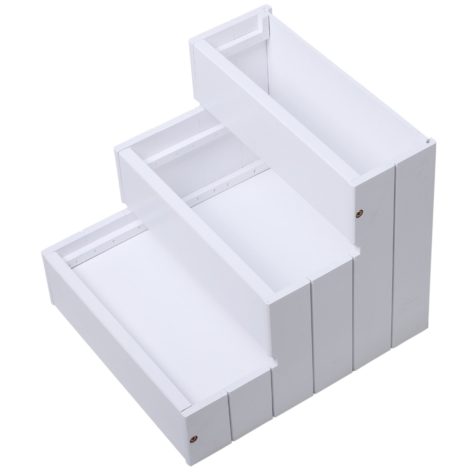 Dog Steps for Bed Sofa, 3 Step Wooden Dog Stairs for Sofa, Pet Stairs with Storage for Small Cats and Puppy, White - Image 7