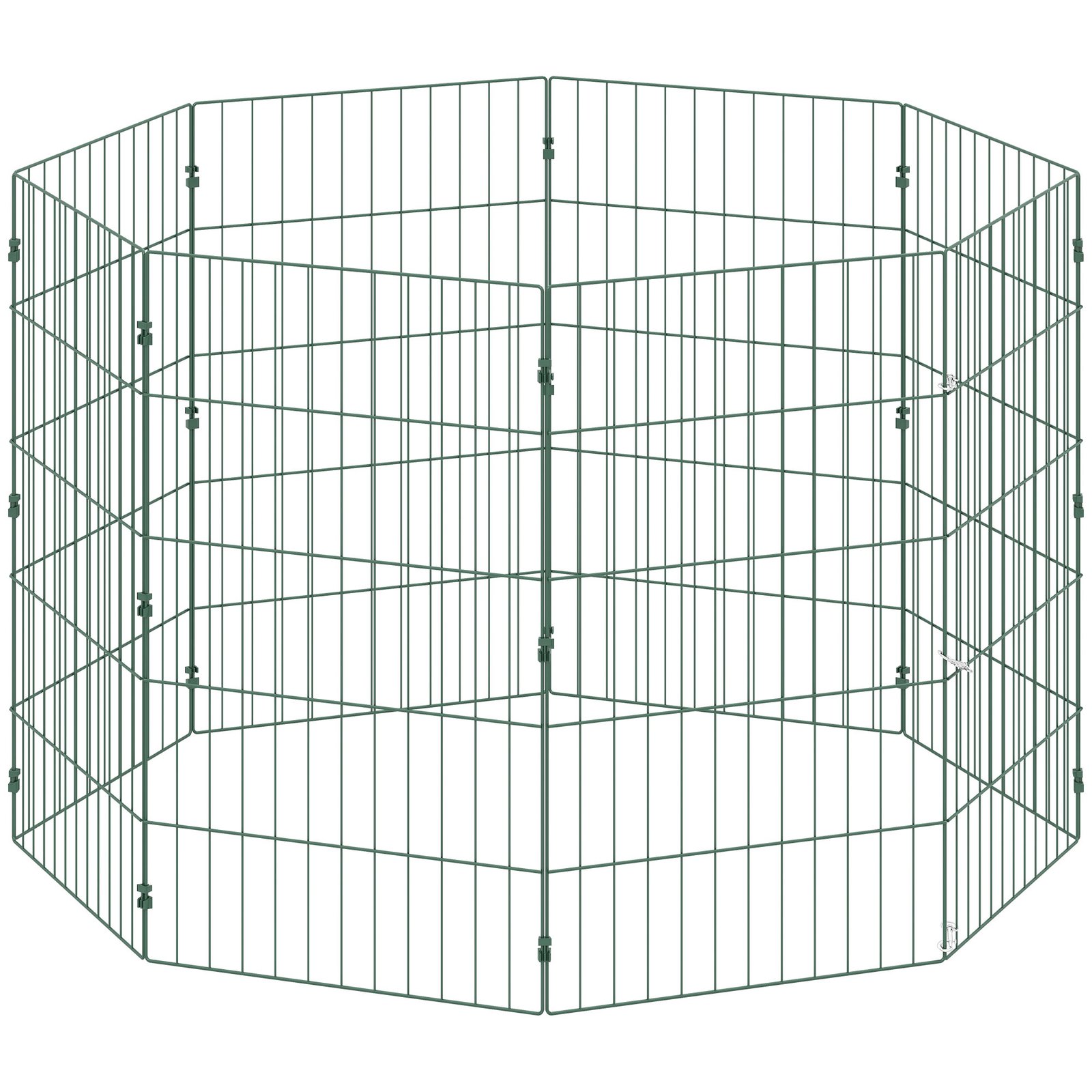 8 Panel Pet Playpen for Medium Dogs Indoor Outdoor 80 cm Height