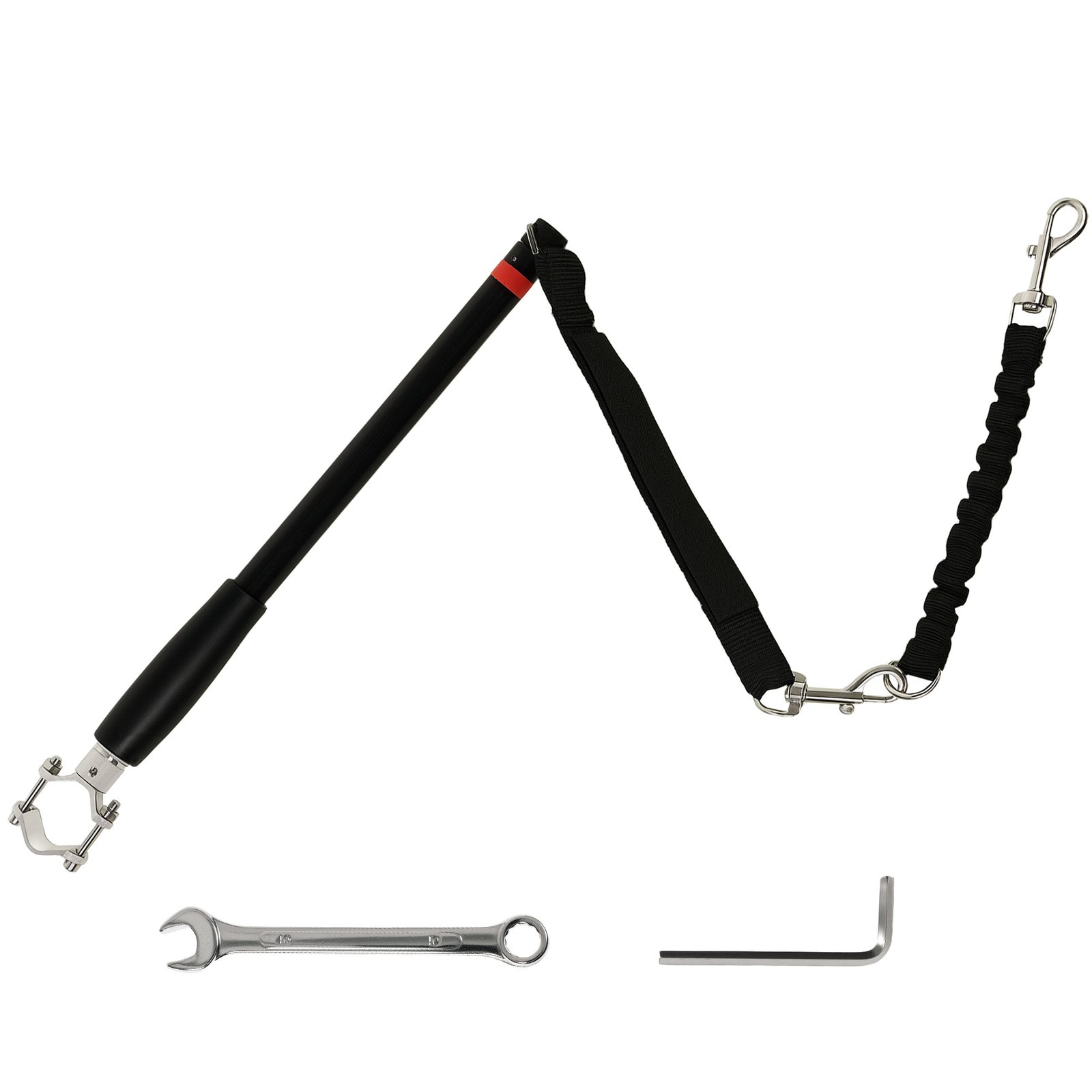 Dog Lead for Bicycle, Dog Leash for Cycling, Training, Jogging, Black