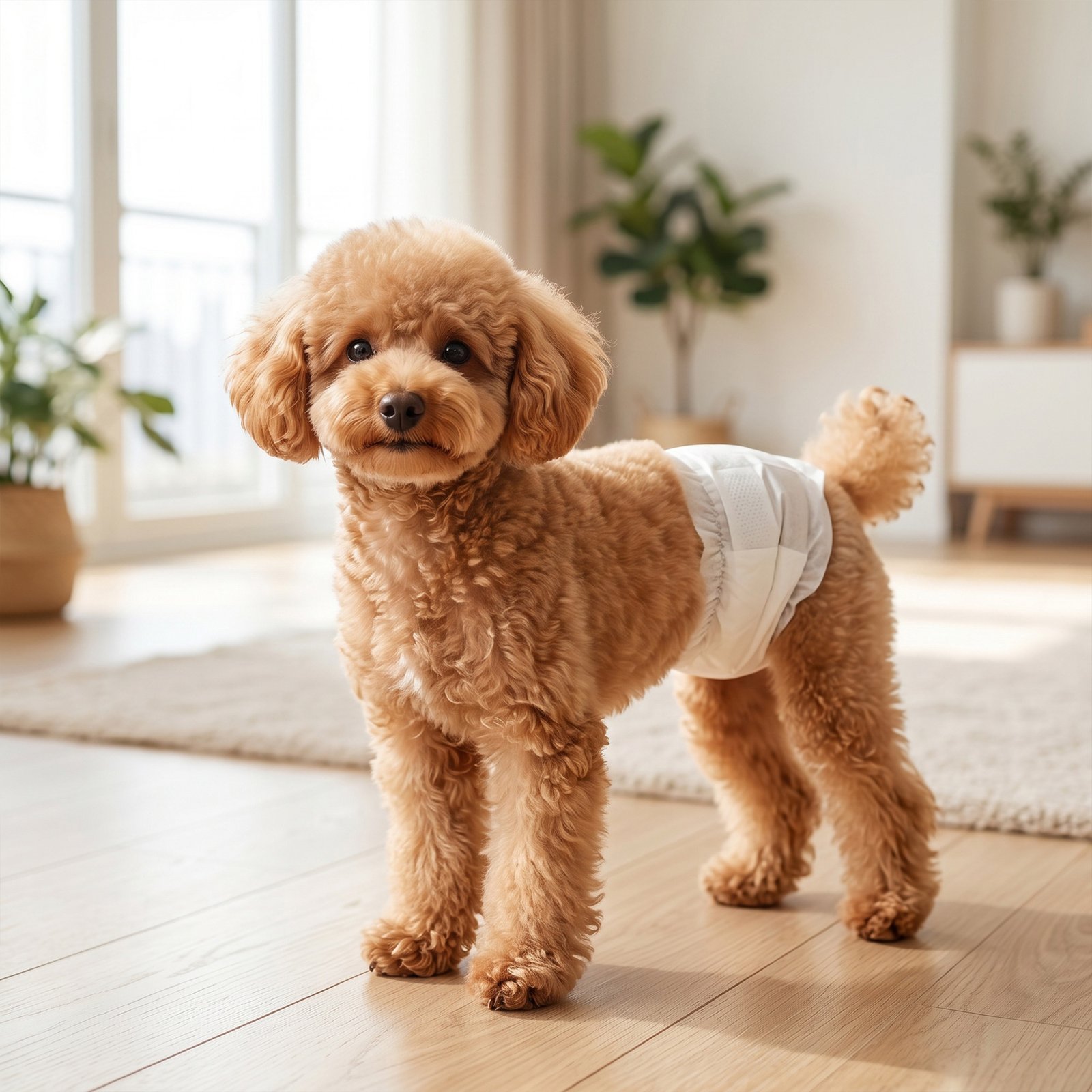 Dog Diapers Super Absorbent Leak-Proof Dog Nappies for Male Dogs Size S 30-48 cm Waist