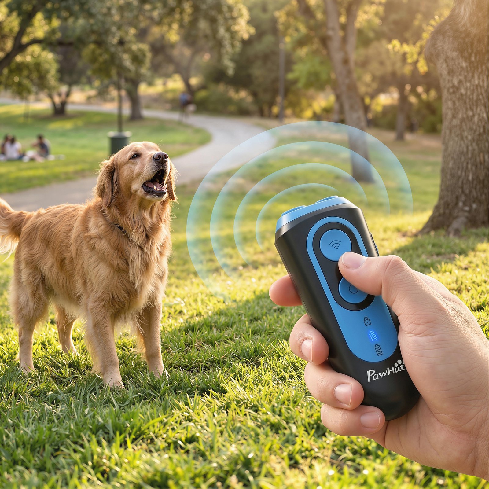 Anti Barking Device for Dogs, Ultrasonic Stop Dog Barking Device with 5 Modes & Vibration, LED Flashlight